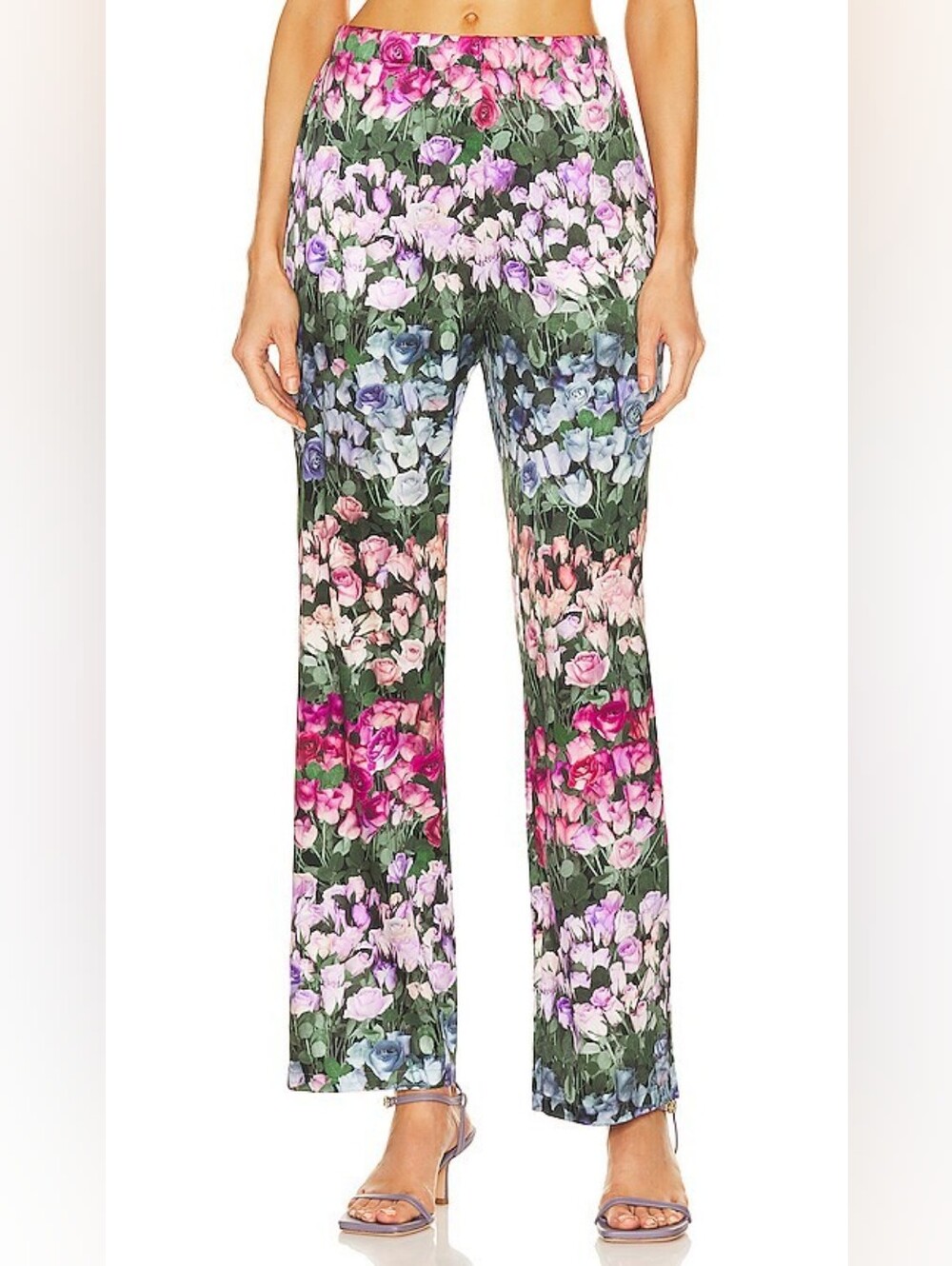Revolve Rose Stripe Pant in Rose Stripe fleur du mal Xs Silk